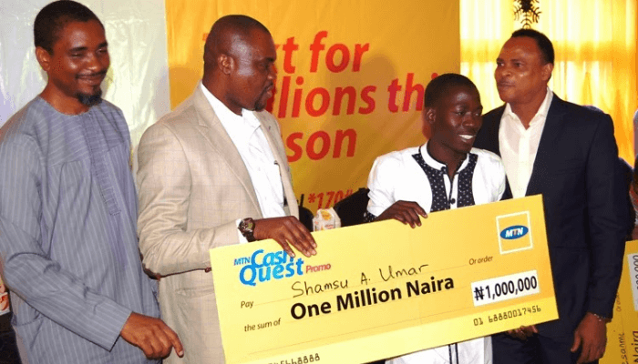 MTN rewards winners in ‘Cash Quest promo’
