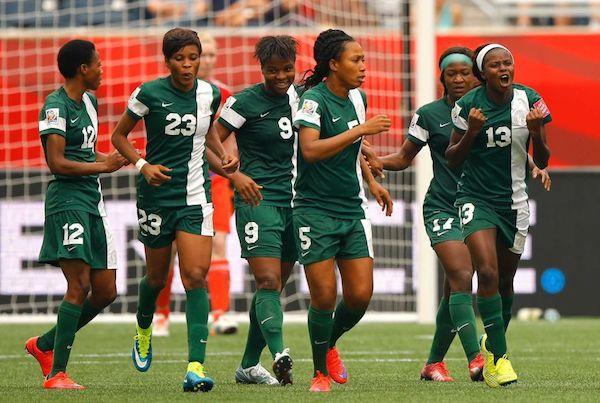 Super Falcons of Nigeria at the 2015