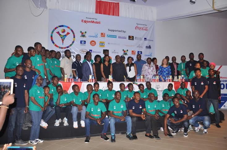 Caption Cross Section of the board member of Special Olympics Nigeria, at the send forth reception for Special Olympics Nigeria Althletes to Los Angeles in Lagos. Pic by Olawale Amoo