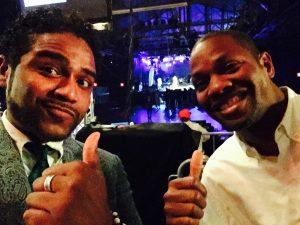  “Global Director of Marketing, Jay Vix and Business Development of Nigeria, Jacob Adegoke are excited to see people rush the stage so early on!