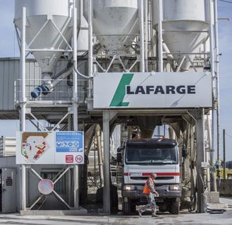 A Lafarge SA Cement Distribution Center As Merger With Holcim Ltd Goes Ahead