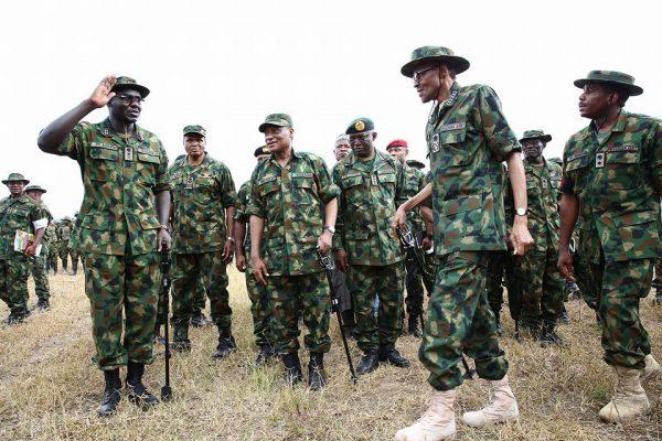 Buhari-military
