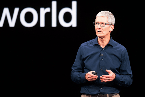 Apple’s Tim Cook makes debut at World Economic Forum in Davos