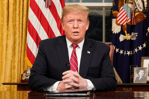Donald Trump uses TV address to press for border wall funding
