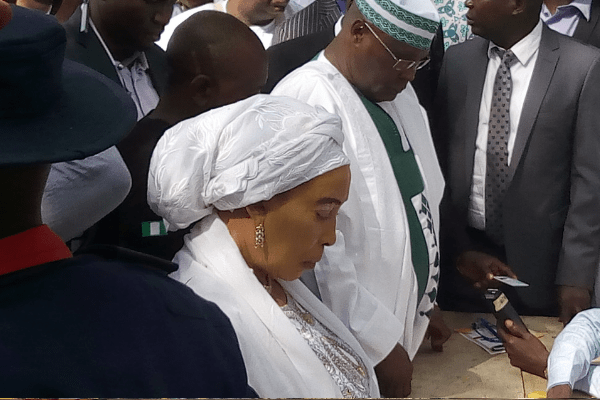 #NigeriaDecidesLiveUpdates Large voters turnout in Abuja polling units