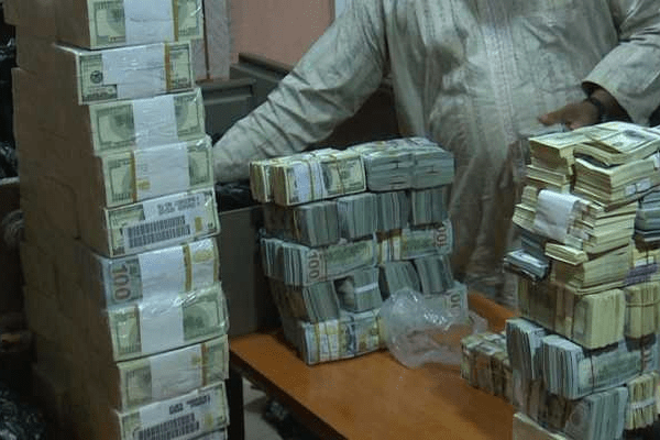 looted funds
