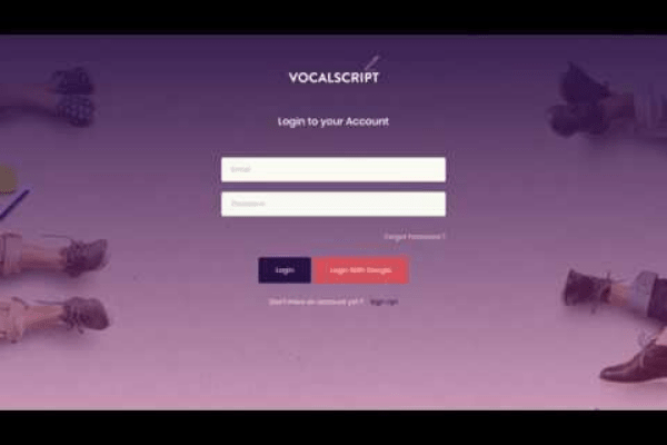 vocal script