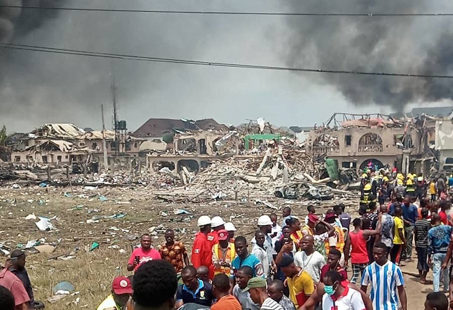 Lagos explosion