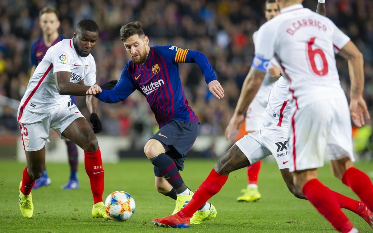 Barcelona set for a tough testat high-flying Sevilla