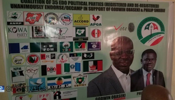 Edo guber_ Coalition of 35 political parties, others endorse Obaseki’s second-term bid
