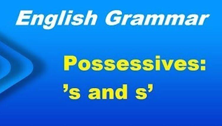 ‘S’ in English grammar