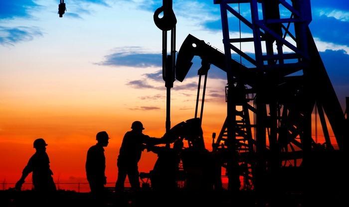 Oil workers