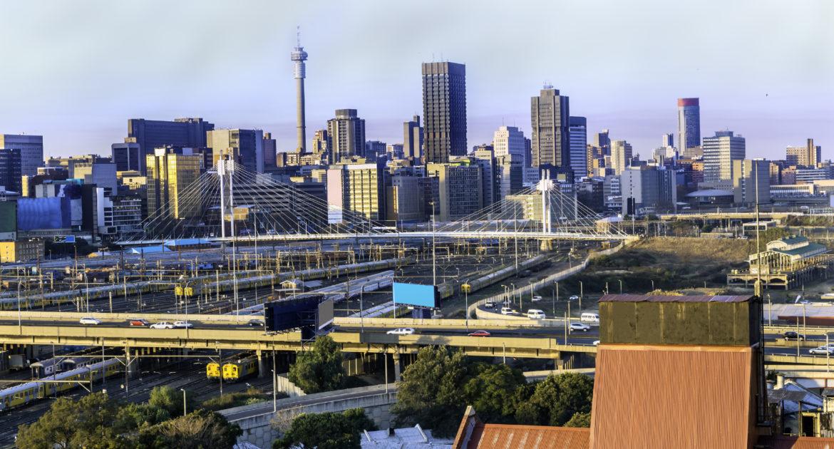 Johannesburg city from the West