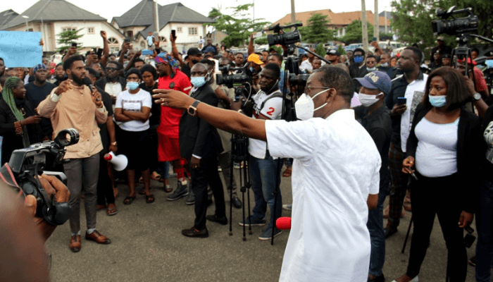 Okowa blames #ENDSARS protests on leadership failure