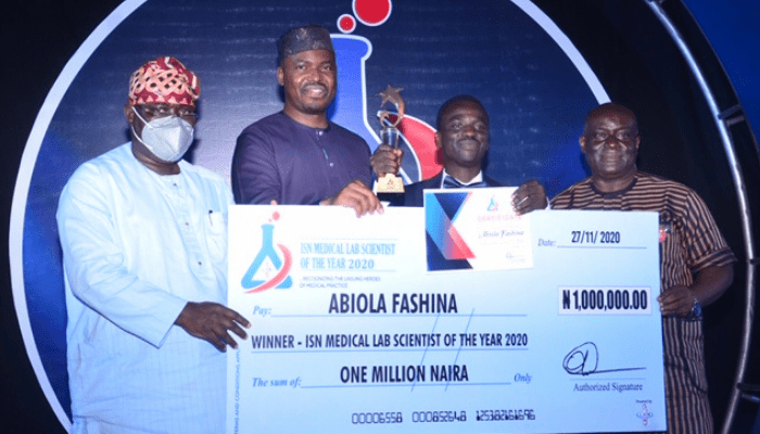 Competition to identify Medical Laboratory Scientist of 2020 produces winner