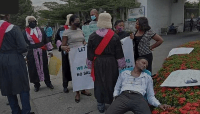 Protest: Magistrate collapses in Calabar