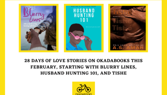 28 Days of Love Stories on OkadaBooks This February, Starting With Blurry Lines, Husband Hunting 101, and Tishe
