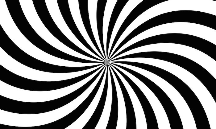 Black and white