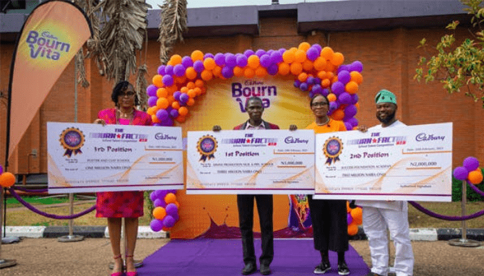 Cadbury Nigeria rewards Bourn Factor Season 2 winners