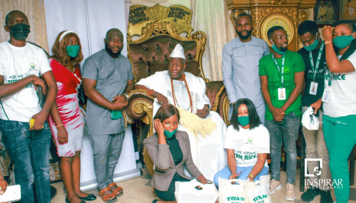 Titan Farms honoured by Olubadan, as he becomes patron