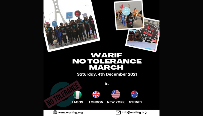 WARIF Raises Awareness to Rape and Sexual Violence with 3rd Annual No Tolerance March