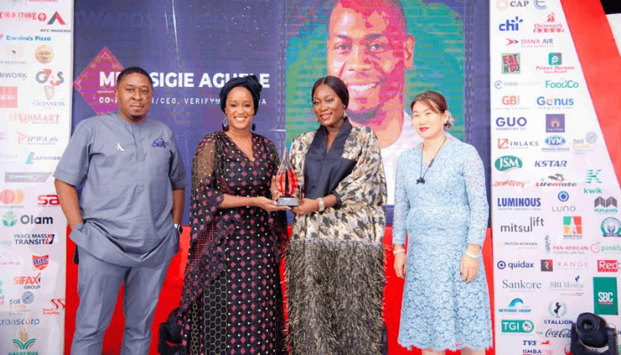 VerifyMe wins big at Nigerian Business Leadership Awards