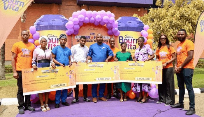Cadbury Nigeria rewards schools in Season 3 Bournvita Bourn Factor Competition