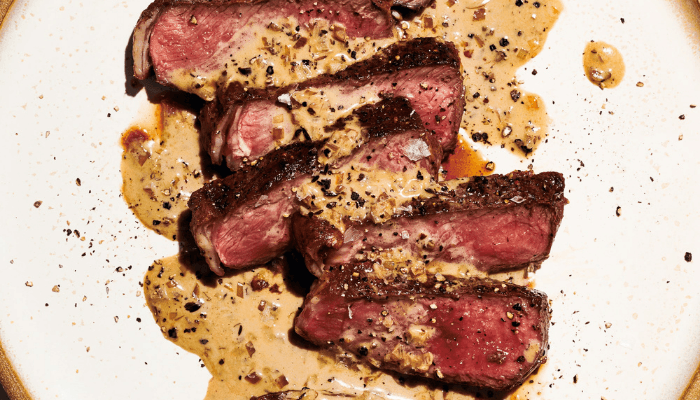 Steak Au Poivre, Dinner for two this Valentine’s day