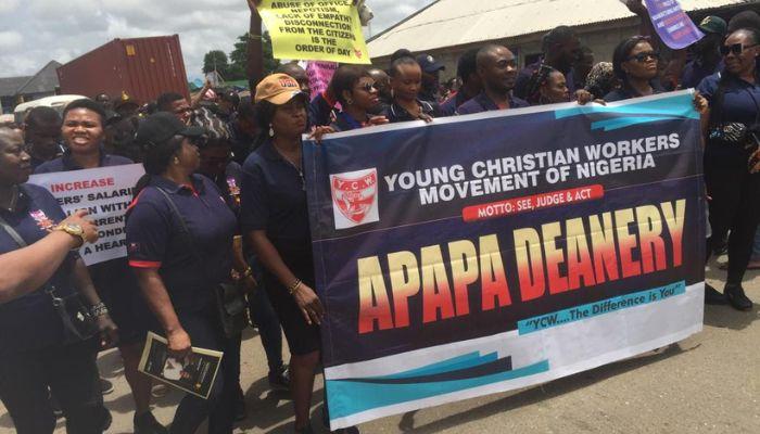 Lagos YCW kicks against infringement of workers’ rights, bad governance