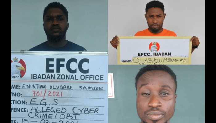 Cyber fraud: 3 convicted, forfeit N17.2m in Oyo