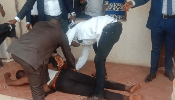 Man collapses at PDP Secretariat
