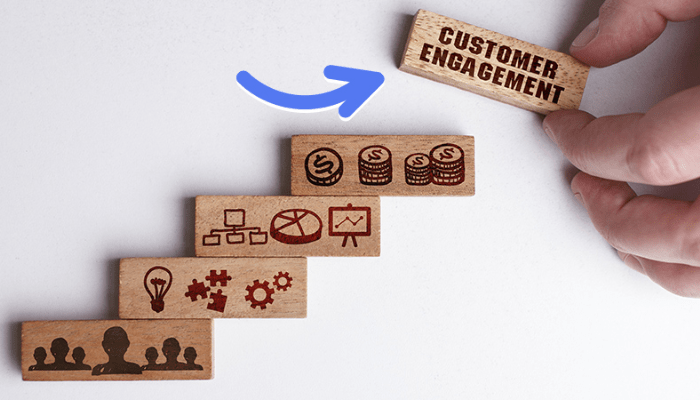 How can businesses increase customer engagement?