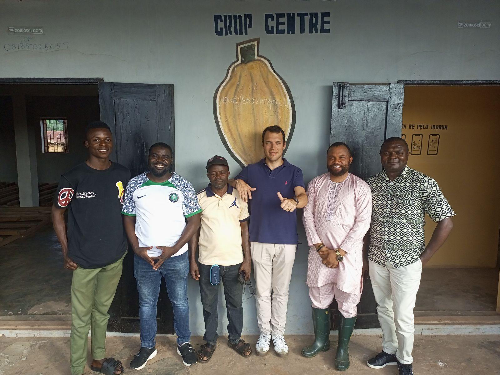 Barry Callebaut Nigeria MD_Mr Adriaan_V_erbeke_visit Zowasel Crop Centre in Ondo State