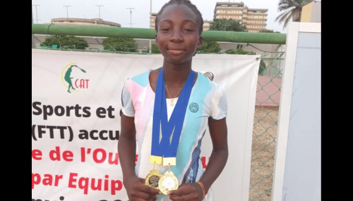 Nigeria’s Ohunene Yakubu wins U-16 tennis singles, doubles in Togo