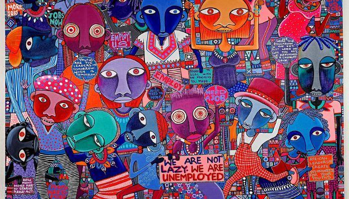 Painting war at Alexis Galleries as two artists rival in The Uprising