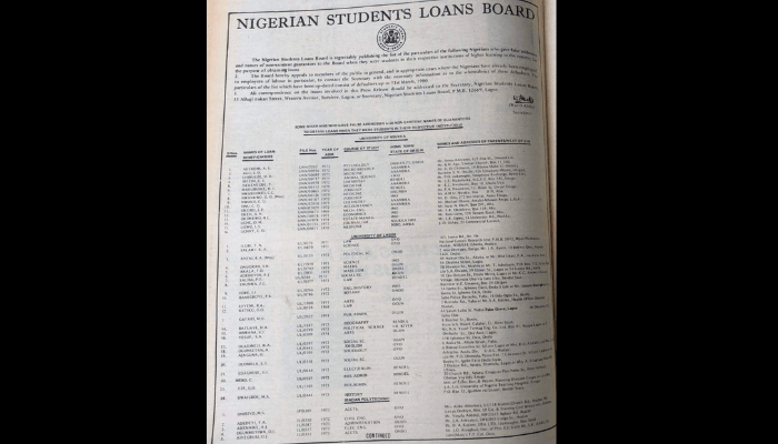 Old list of defaulters springs up as presidency signs education bill