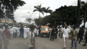 Benue youths protest killings, block road, LG office as bandits kill 11