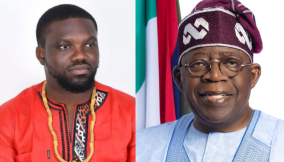 David Hundeyin and President Tinubu