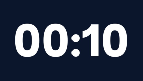 Got Ten Seconds?