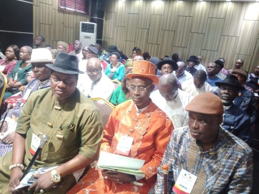 A cross section of chiefs and leaders