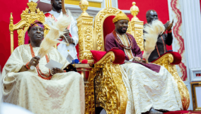 Traditional thrones, Christianity not in conflict, Olu of Warri