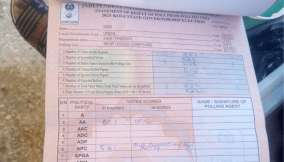 Kogi: INEC staff caught with written results before accreditation