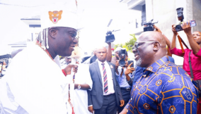 Ooni of Ife storms Delta to broker peace between Ijaws, Yorubas