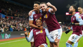 Villa shock Man City to move third on Premier League table