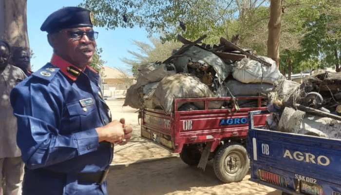NSCDC parades 42 suspects for committing various offences in Borno