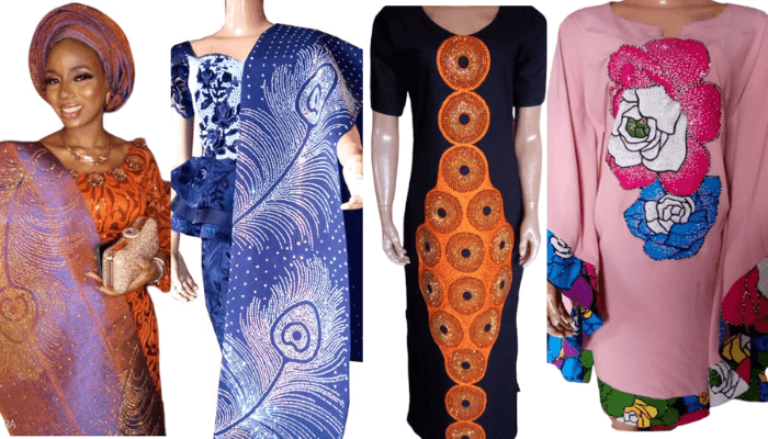 The Beauty of Stones and Pearls on Fabrics