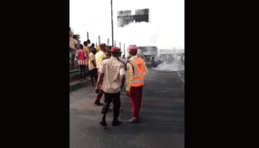 Fuel tanker explodes in Lagos, LASTMA responds