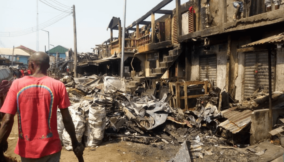 Abia sympathizes with traders over loss of goods to fire in Aba