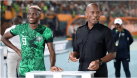 Osimhen shares moments with Drogba in Ivory Coast