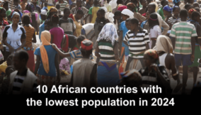 10 African countries with the lowest population in 2024